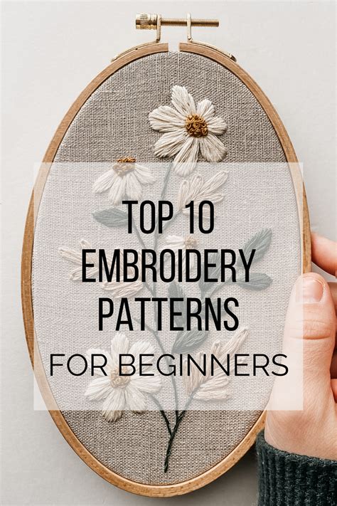 Template For Embroidery Top 10
