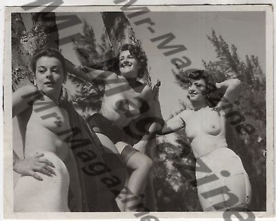 Brunette Lingerie Models x Photo Vintage Sexy Cheesecake Risqué