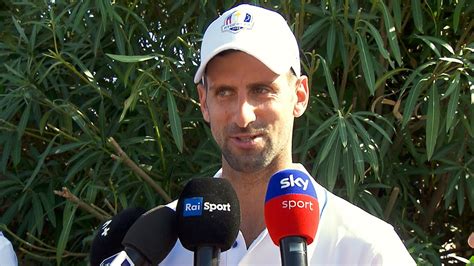 Intervista A Novak Djokovic YouTube