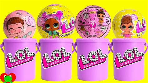 Lol Surprise Confetti Pop Series 3 Lil Sisters And Surprise Cans Youtube