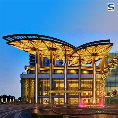 Lotus Themed Nita Mukesh Ambani Cultural Centre Nmacc In Mumbai An