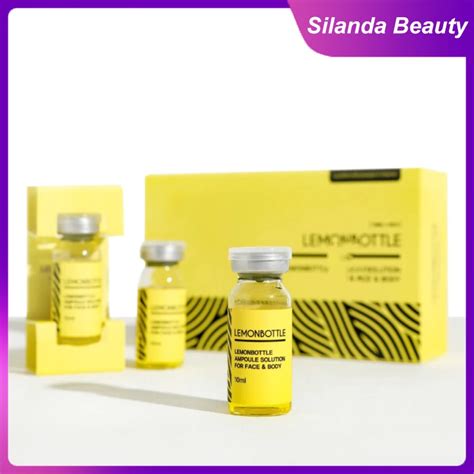 Lemon Bottle Ampoule Solution Lipolysis Fat Dissolvers For Face And