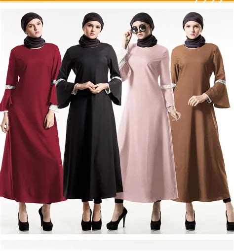 Abayas Vestido Musulm N Largo Para Mujer Ropa Isl Mica Turco Malayo