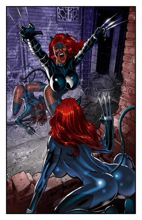 Feline Battle Videos Superhero Catfights Female Wrestling Combat Luscious Hentai Manga Porn