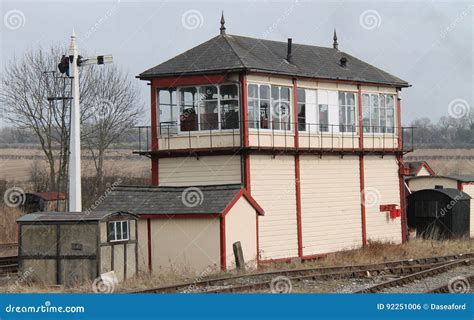 Railway Signal Box Stock Photo Image Of Station Transport 92251006