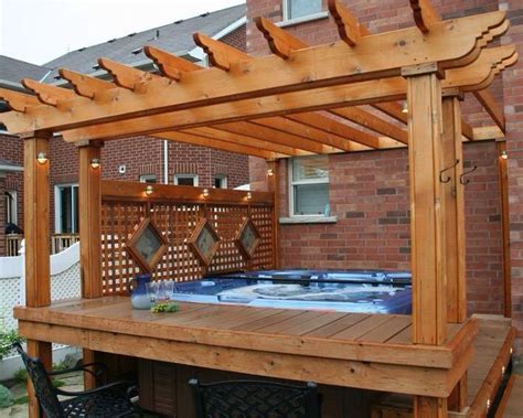 Hot Tub Area Hot Tub Patio Hot Tub Pergola Hot Tub Deck