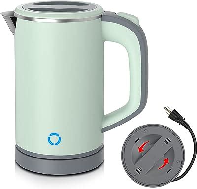 Amazon Evatek Small Electric Kettle Travel Mini Hot Water Boiler Heater Stainless
