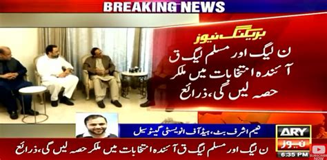 Pml N Pml Q Agree On Jointly Contesting Elections