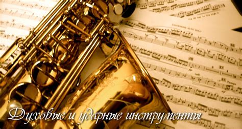 Духовые и ударные инструменты - Набережночелнинский колледж искусств