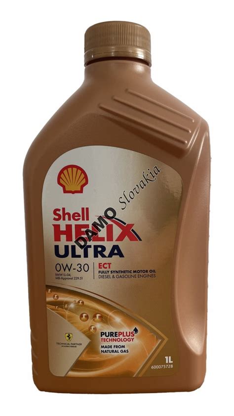 Shell Helix Ultra Ect W L Motorov Oleje Sk