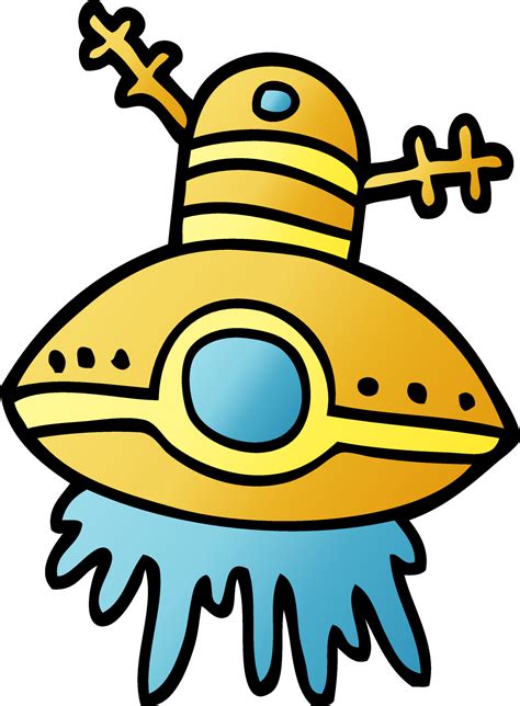 cartoon doodle alien spaceship 9869542 Vector Art at Vecteezy