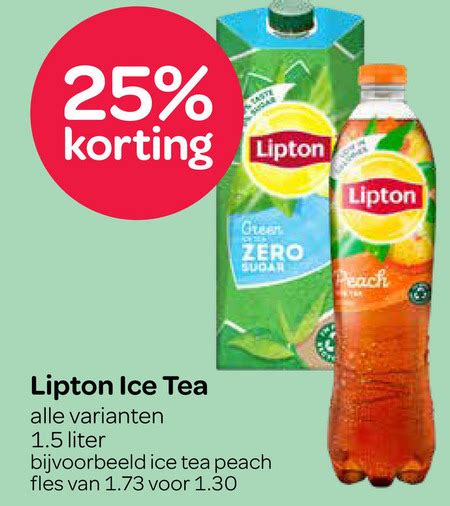 Lipton Ice Tea Folder Aanbieding Bij Spar Details