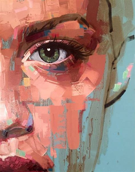 Jimmy Law Expressive Painter From Cape Town Abstract Portrait Painting