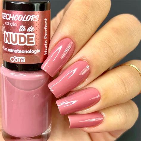 Esmalte Cora Techcolors T De Nude Perfect Ml Shopee Brasil