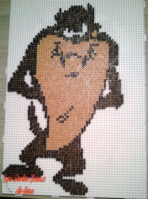 Looney Tunes Taz Hama Perler Beads By Jessica Bartelet Les Perles