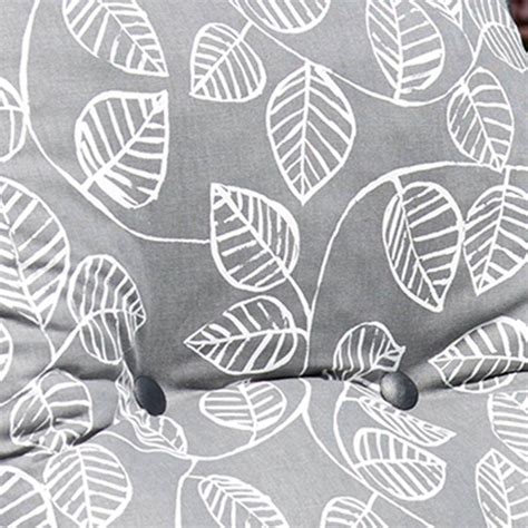 Glendale Deluxe Garden Sunbed In Aspen Grey Leaf