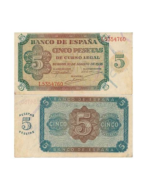 Espa A Billetes Estado Espa Ol N Sc Aunc