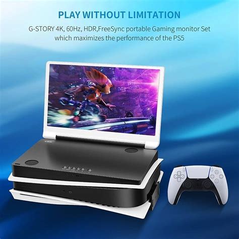 G Story 15 6 Ips Ps5 Portable Monitor Integrated 4k Hdr 3860x2160gaming Display 60hz Refresh