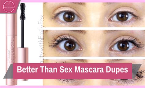 Best Better Than Sex Mascara Dupes Options To Try