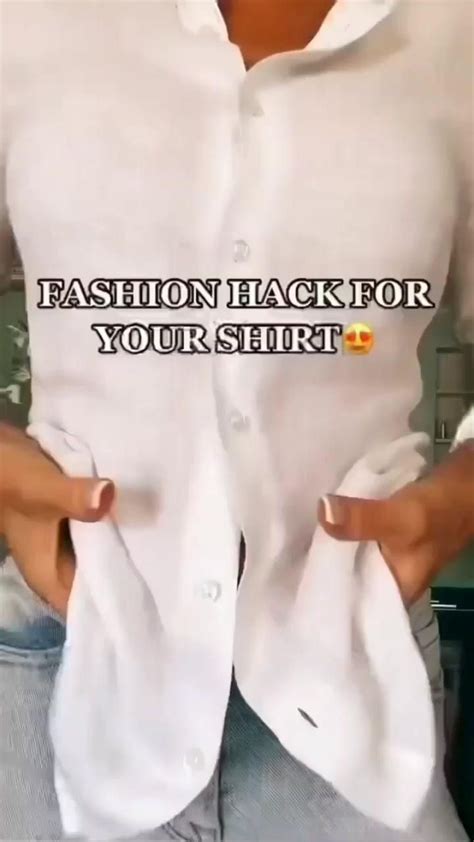 Fashion Hack For Your Shirt by @ iamtassanalaapey 💖 [Video] | Diy ...