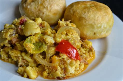 Greedy Girl Ackee And Saltfish With Fried Dumplings