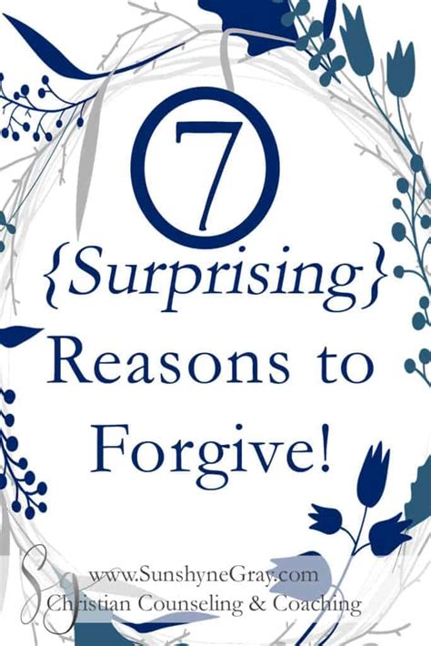 7 Benefits Of Forgiveness Christian Counseling