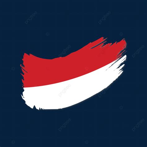 Indonesia Vector Flag With Transparent Indonesia Indonesia Flag