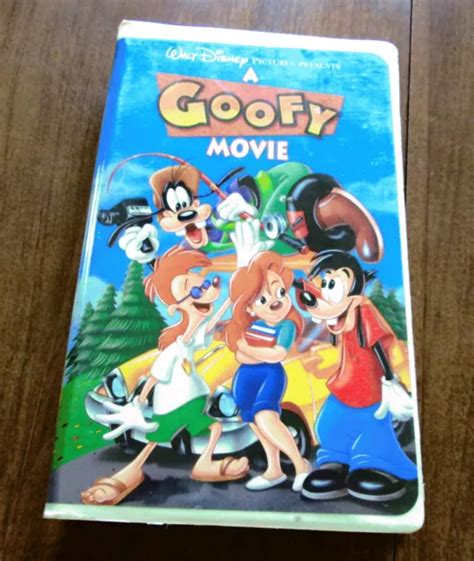 WALT DISNEY HOME Video A Goofy Movie VHS Clamshell White Label EUR