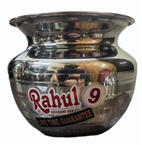 Material Steel Rahul SS Metro Silver Touch Lota For Temple At Rs 170