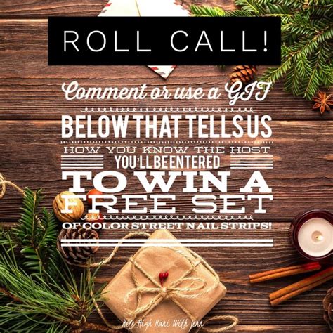 A Poster With The Words Roll Call On It And Christmas Decorations