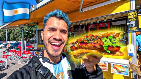 Probando COMIDA CALLEJERA En ARGENTINA YouTube