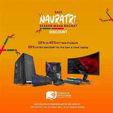 Navratri Season Maha Bachat Discount Offer 30 And 40 Off On Gaming Pc