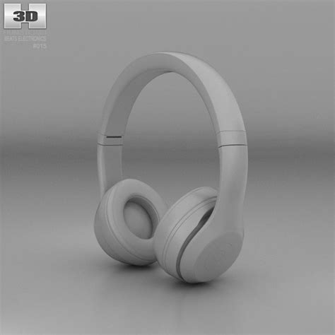 Beats By Dr Dre Solo2 On Ear Headphones Pink 3d Model Download Audio Devices On