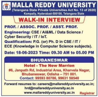 Malla Reddy University | FacultyPlus