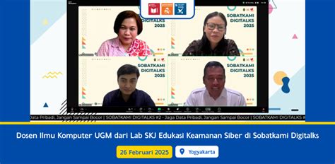 dosen ilmu komputer ugm  lab skj edukasi keamanan siber