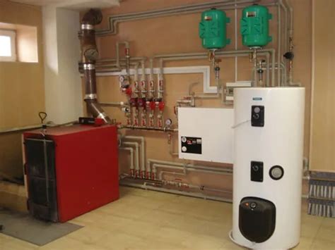 Газовый котел и твердотопливный в одном: подключение двух котлов в одну ...