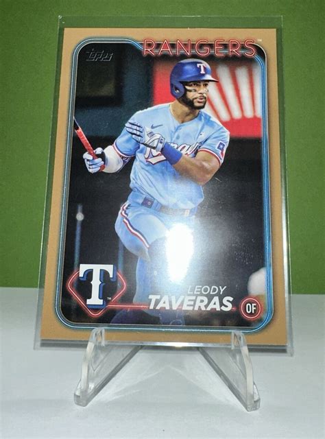 Topps Series Leody Taveras Gold Parallel D Rangers