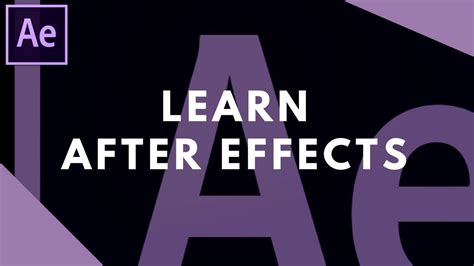 Learn Adobe After Effects Hour Of Free Lessons Youtube