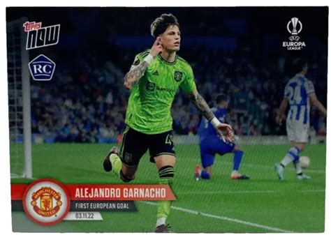 Topps Now Ucl Alejandro Garnacho Rc Rookie Manchester