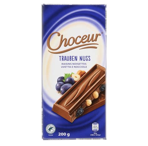 Check Halal status of Choceur Chocolate - Trauben Nuss, 300g, Install ...
