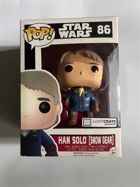 Funko Pop Star Wars Han Solo Snow Gear Lootcrate Exclusive