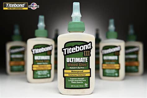 Клей для дерева столярный влагостойкий Titebond III Ultimate D4 118 мл ...