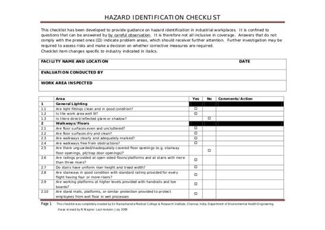 Hazard identification checklist blank-1
