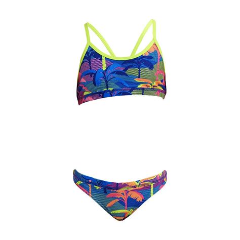 Funkita Racerback Palm A Lot Bikini Multicolor Swiminn