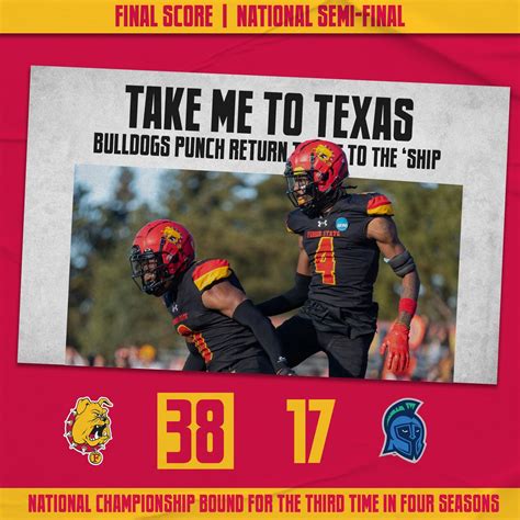 Ferris St Football On Twitter See Yall In Texas The Defending