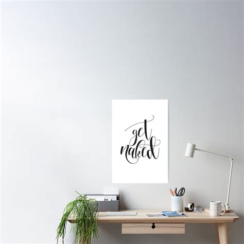 Get Naked Bathroom Art Poster By Mdp Redbubble