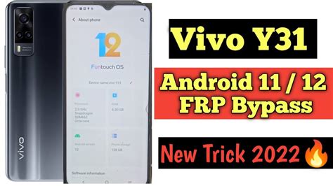 Vivo Y Android Frp Bypass Vivo Y Frp Bypass Android