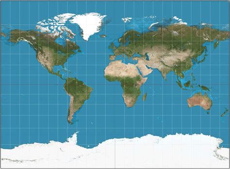 Las propiedades y tipos de proyecciones cartográficas Geografía Infinita