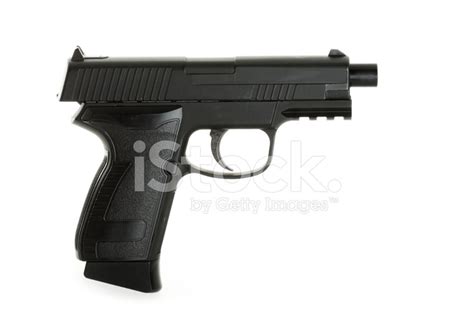 Pistol Isolated On White Background Stock Photo | Royalty-Free | FreeImages