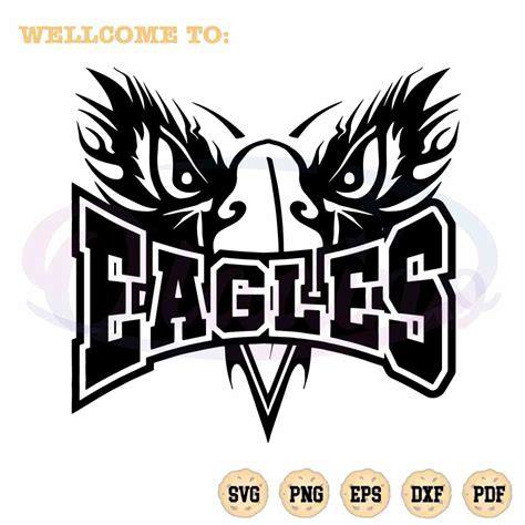 Philadelphia Eagles Football Team SVG Files For Cricut Sublimation Files